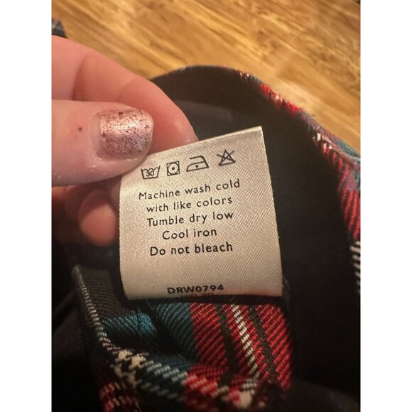 Draper James Women’s Size 2 Sleeveless Stewart Tartan Plaid Dress with Waist Tie - Picture 8 of 13